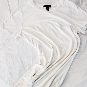 White T-shirt dress